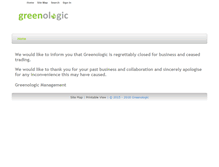 Tablet Screenshot of greenologic.co.uk